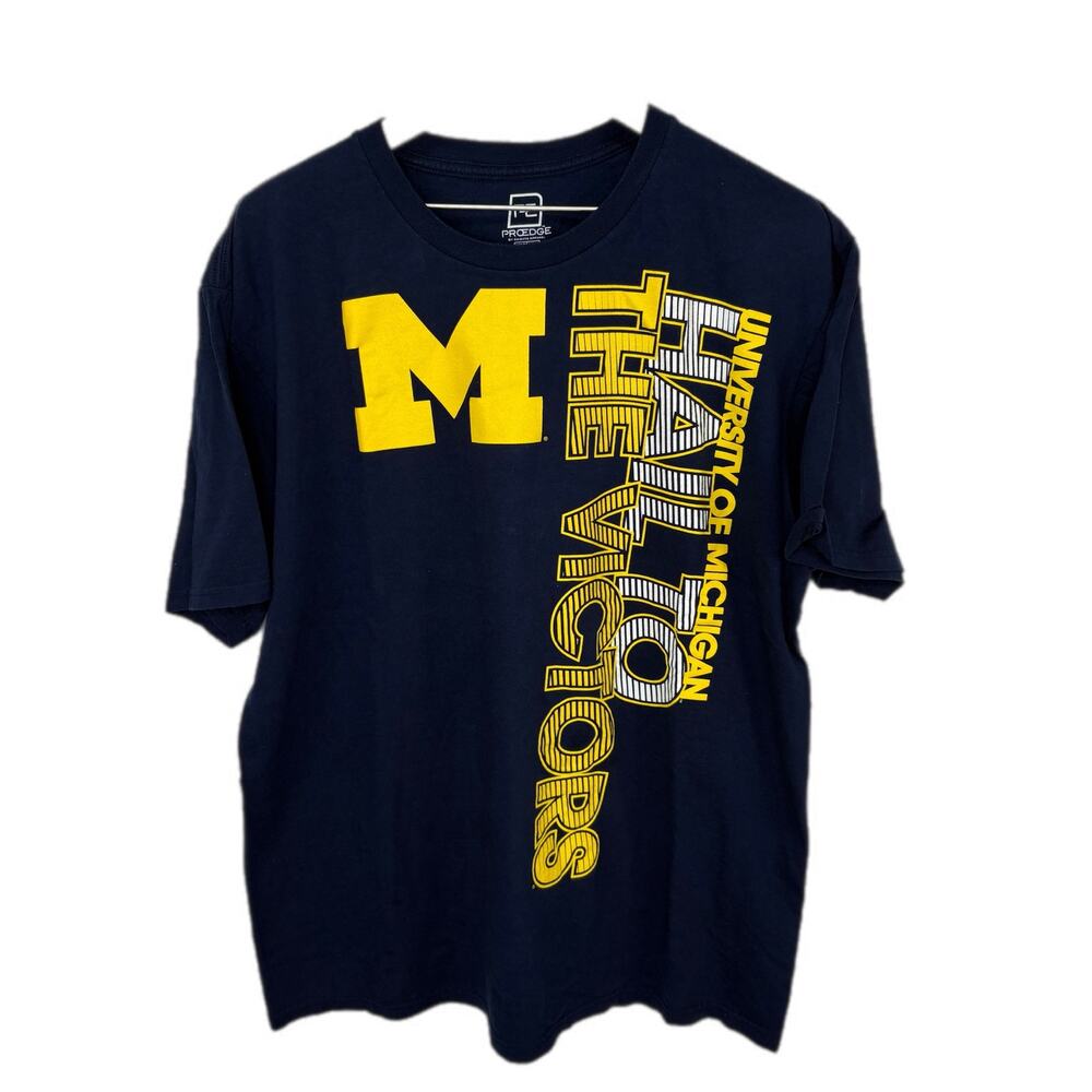ProEdge University of Michigan Hail to the Victors T Shirt - Men's Size XL